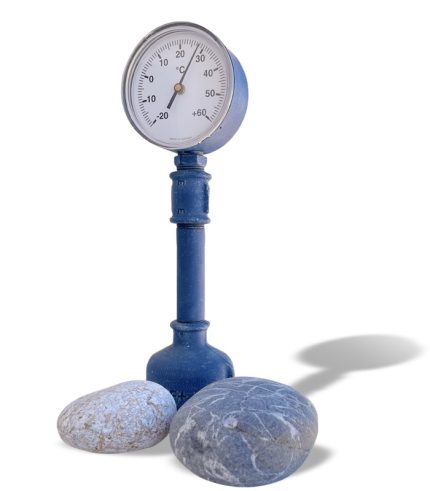 Thermometer aegean blue
